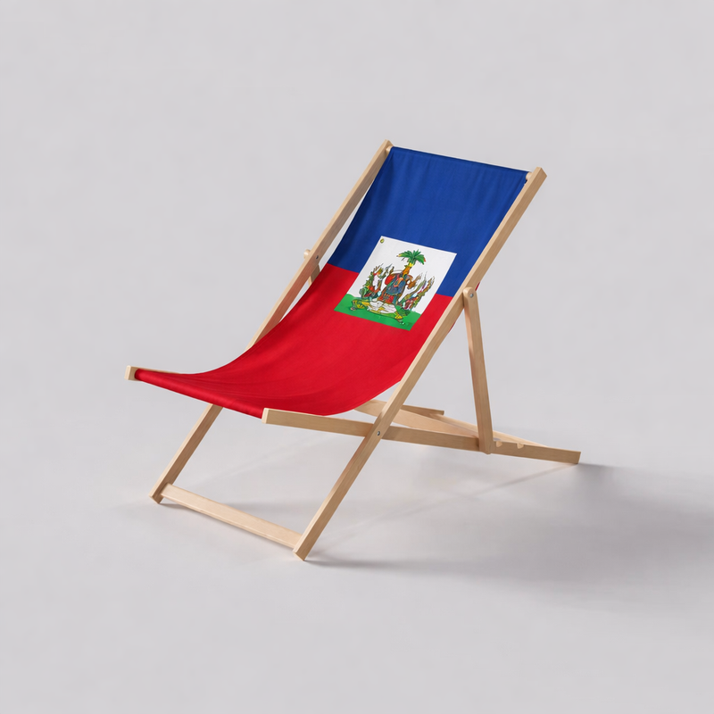 Haiti Flag Deckchair