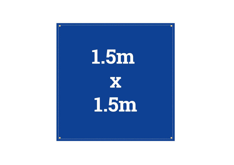 1.5m x 1.5m Full colour printed banner - QUICK Delivery