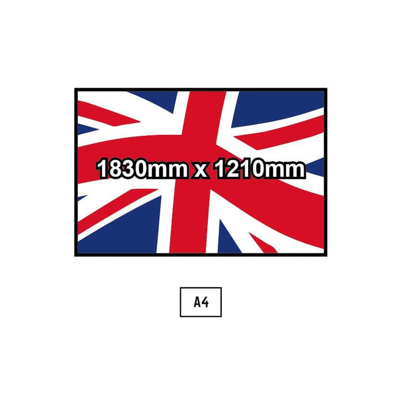 Custom Printed Flag - 1830mm x 1210mm - QUICK DELIVERY