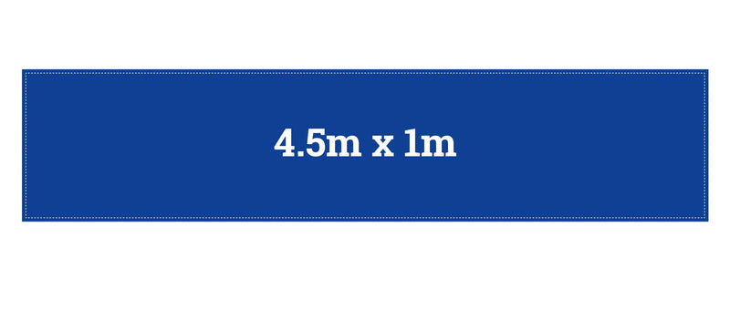 4.5m x 1m Full colour printed banner - EXPRESS Delivery