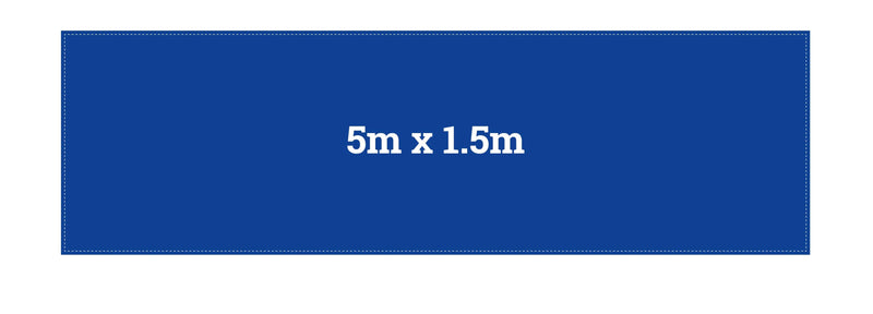 5m x 1.5m Full colour printed banner - QUICK Delivery