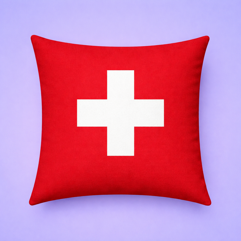 Switzerland Flag Cushion