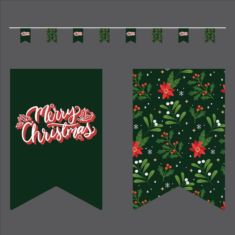 Christmas Holly Bunting