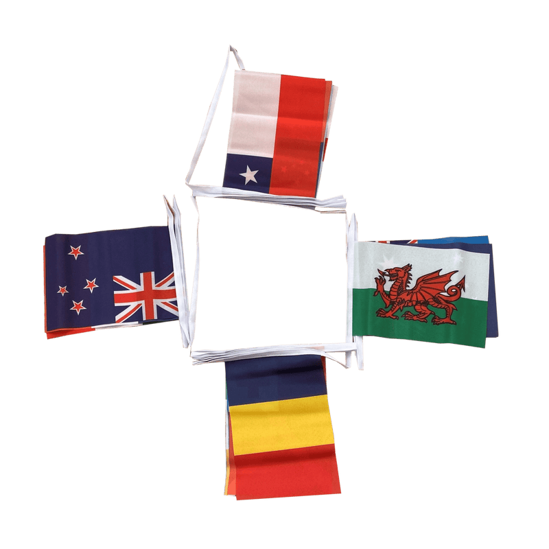 Rugby World Cup fabric bunting - 6 metres long