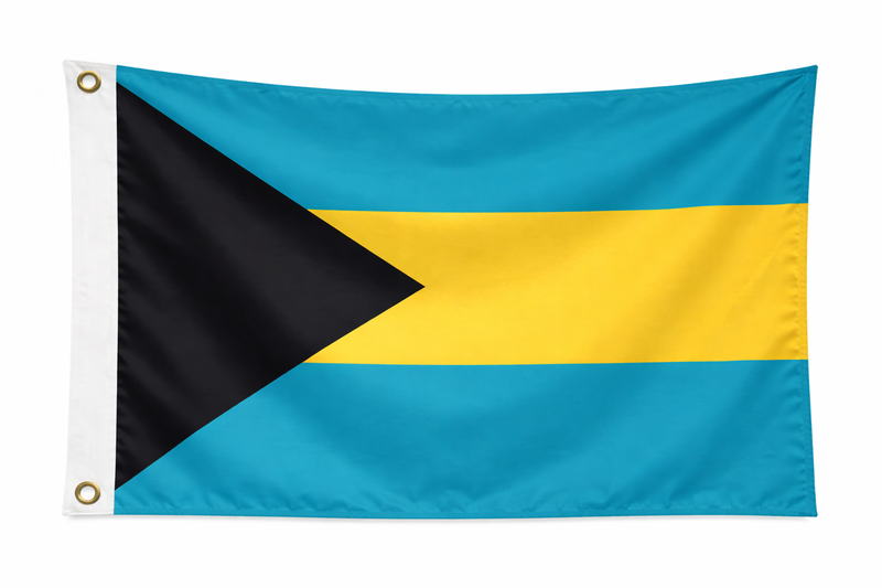 Bahamas Budget Display Flag 91cm x 60cm (3ft x 2ft)