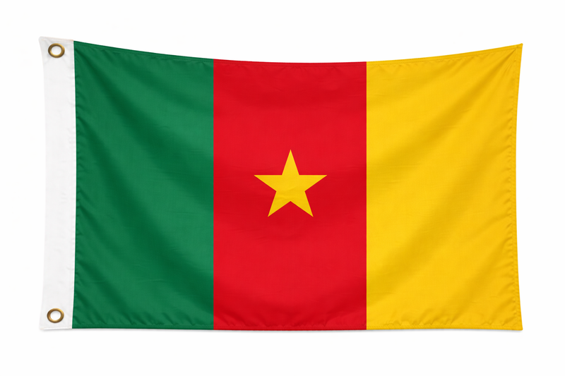 Cameroon Budget Display Flag 91cm x 60cm (3ft x 2ft)
