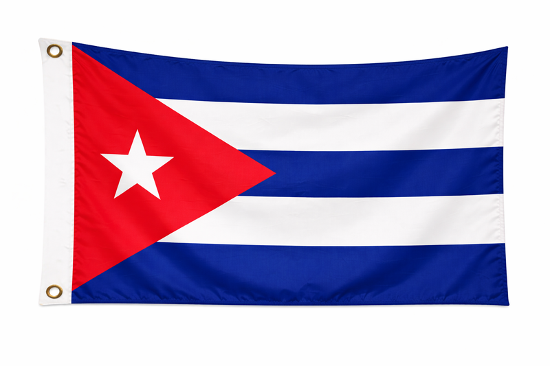 Cuba 1.52m x 0.91m (5ftx 3ft) Budget Display Flag