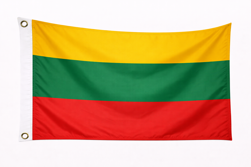 Lithuania 1.52m x 0.91m (5ftx 3ft) Budget Display Flag