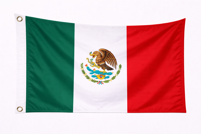 Mexico 1.52m x 0.91m (5ftx 3ft) Budget Display Flag