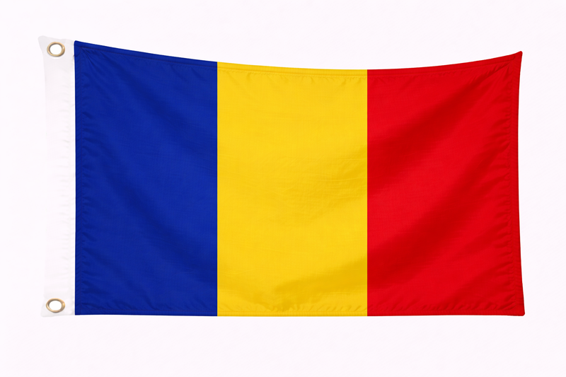 Romania 1.52m x 0.91m (5ftx 3ft) Budget Display Flag