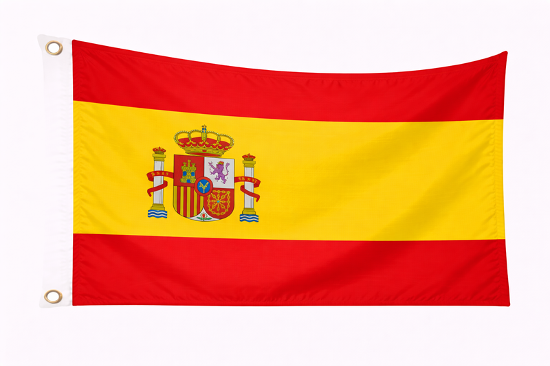 Spain 1.52m x 0.91m (5ftx 3ft) Budget Display Flag