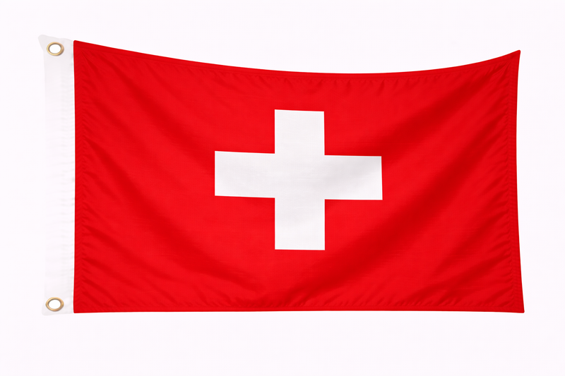 Switzerland 1.52m x 0.91m (5ftx 3ft) Budget Display Flag