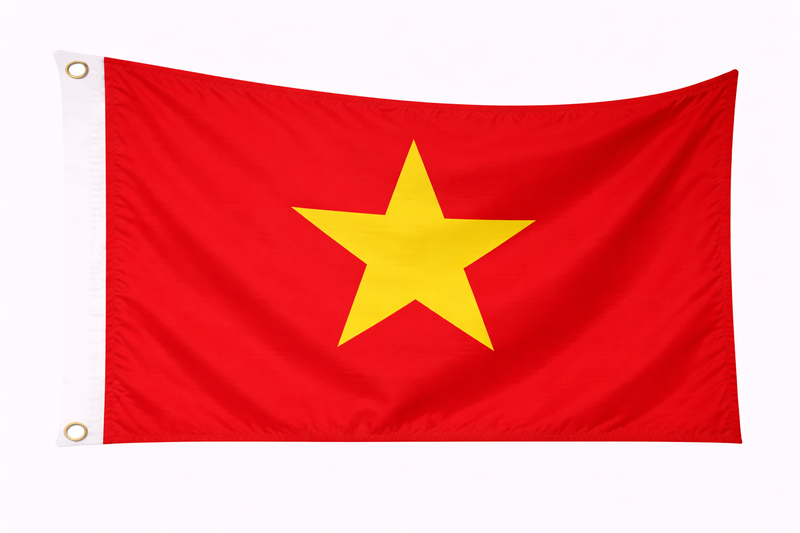 Vietnam 1.52m x 0.91m (5ftx 3ft) Budget Display Flag
