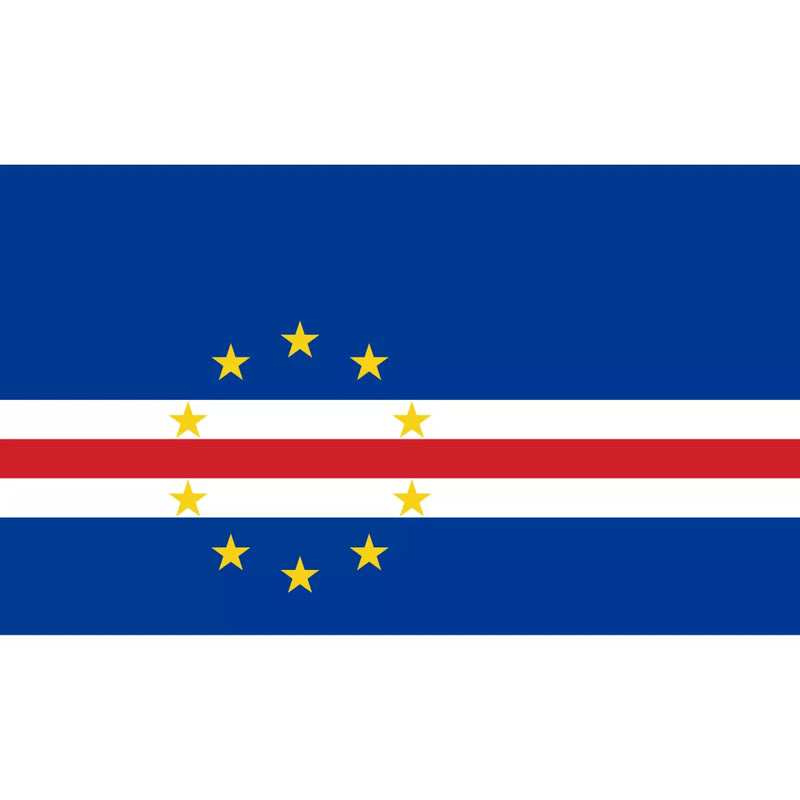 Cape Verde 1.52m x 0.91m (5ftx 3ft) Budget Display Flag