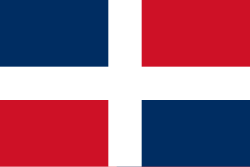 Dominican Republic 1.52m x 0.91m (5ftx 3ft) Budget Display Flag