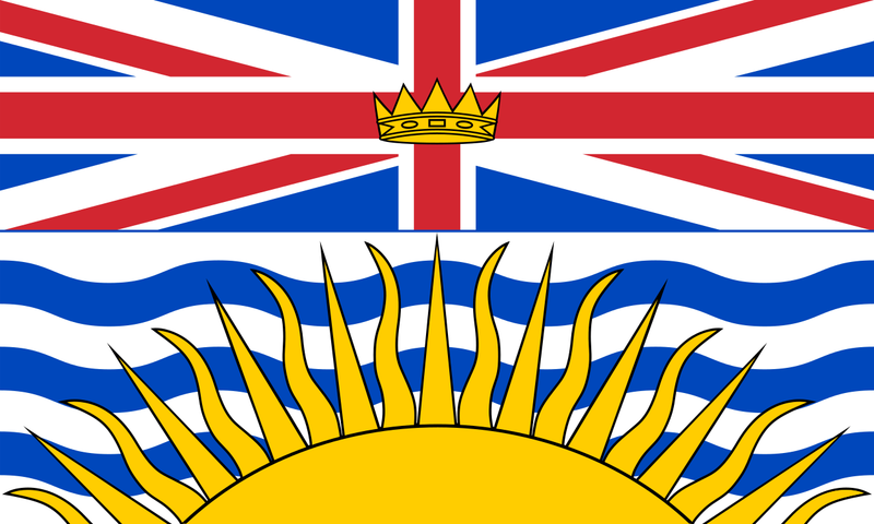 British Colombia Sewn Flags