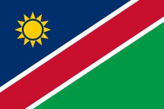 Namibia Budget Display Flag 91cm x 60cm (3ft x 2ft)