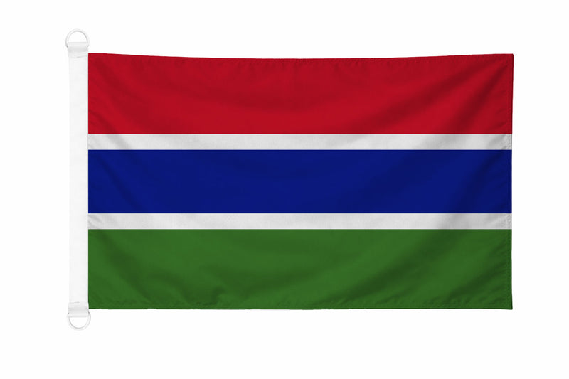 Printed Gambia Flags
