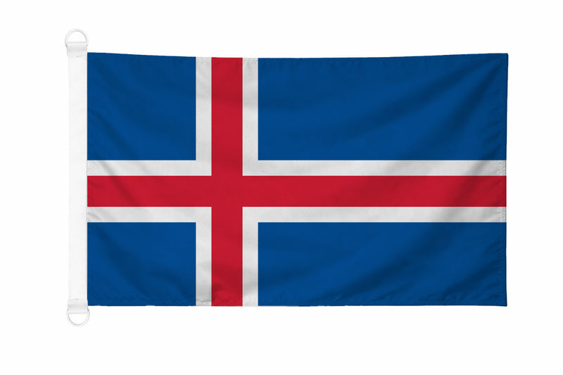 Printed Iceland Flags