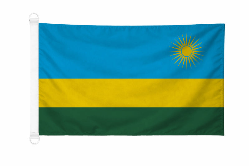Printed Rwanda Flags