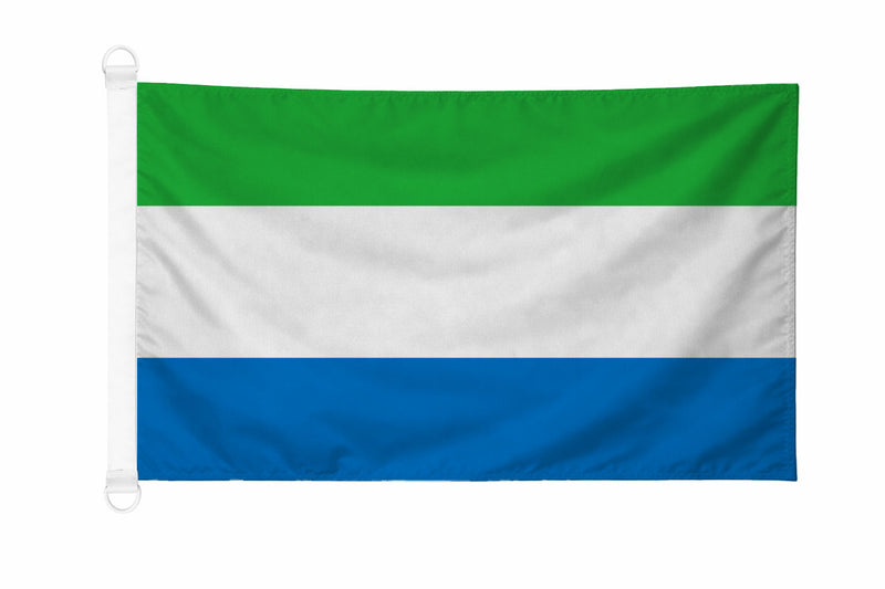 Printed Sierra Leone Flags