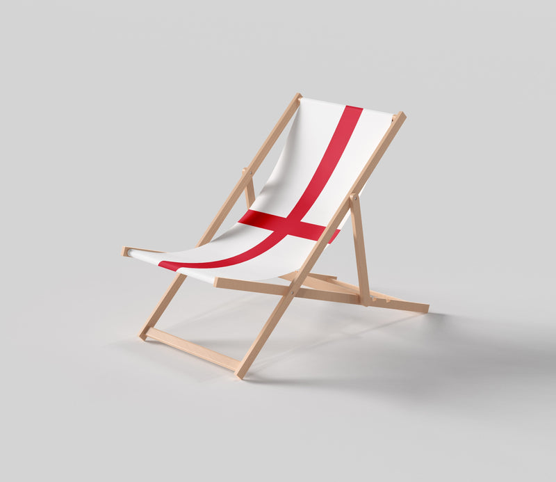 St George flag deckchair