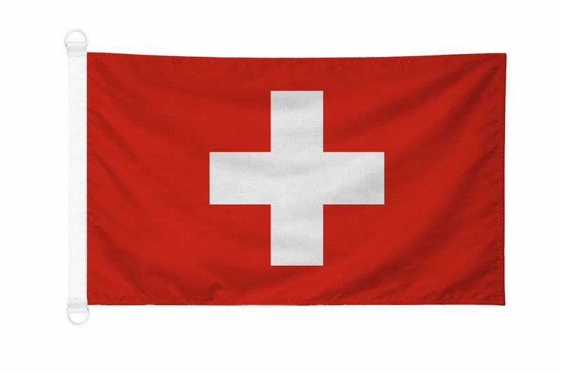 Printed Switzerland Flags