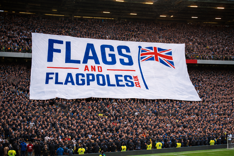 Tifo, crowd surfing flags