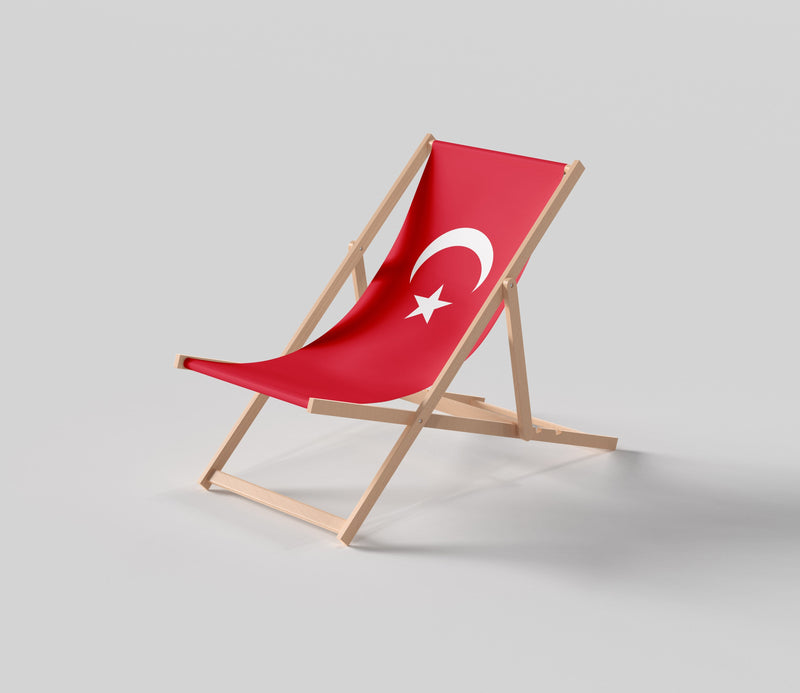 Turkey Flag deckchair