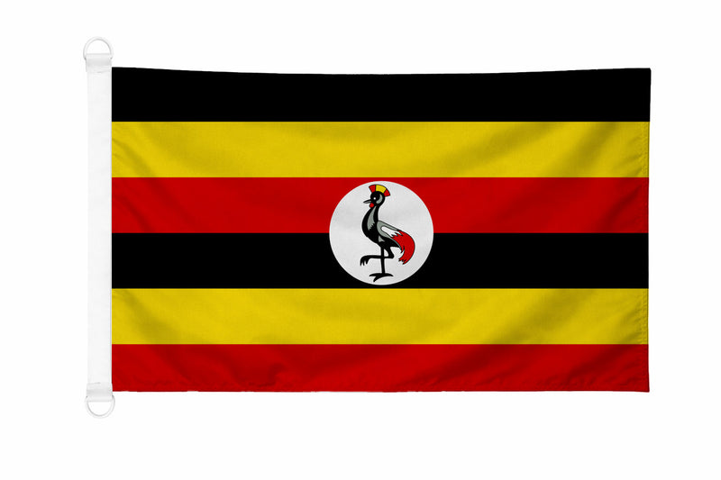 Printed Uganda Flags
