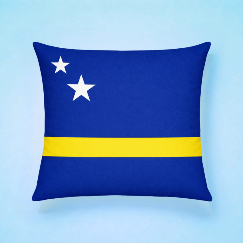 Curacao Flag Cushion