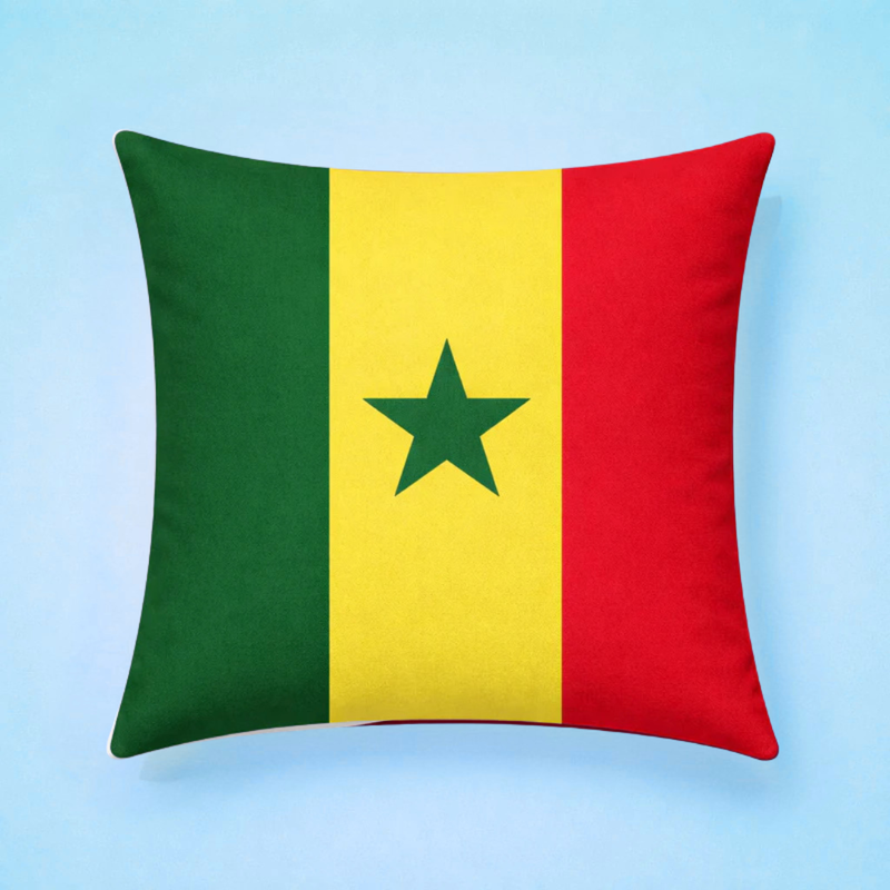 Senegal Flag Cushion