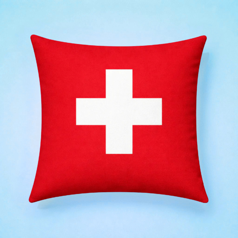 Switzerland Flag Cushion