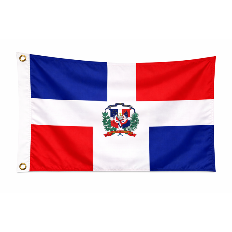 Dominican Republic 91cm x 60cm (3ft x 2ft) Budget Display Flag
