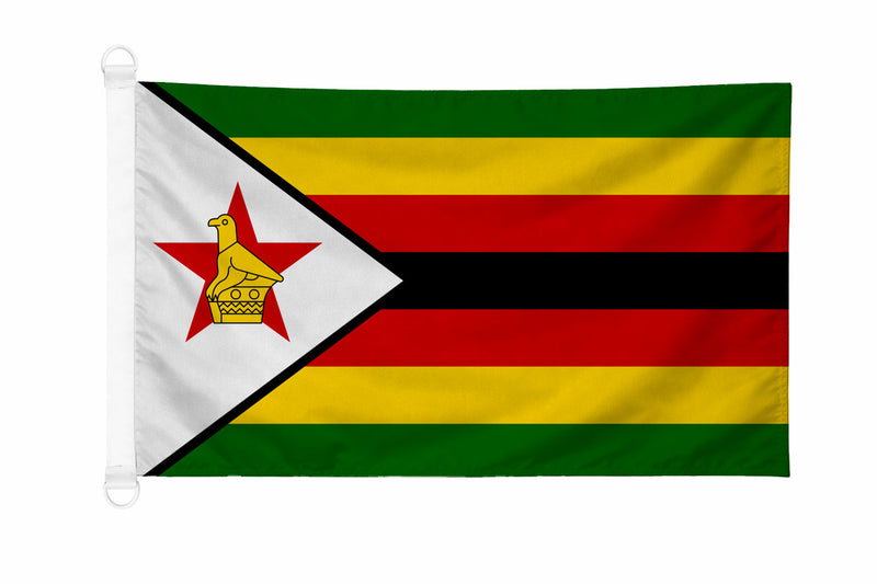 Printed Zimbabwe Flags