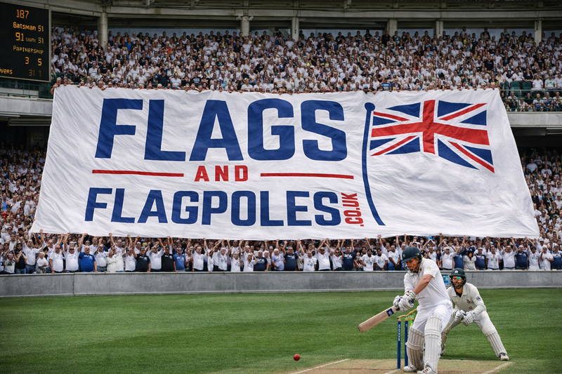 Cricket Tifo Crowd Flags