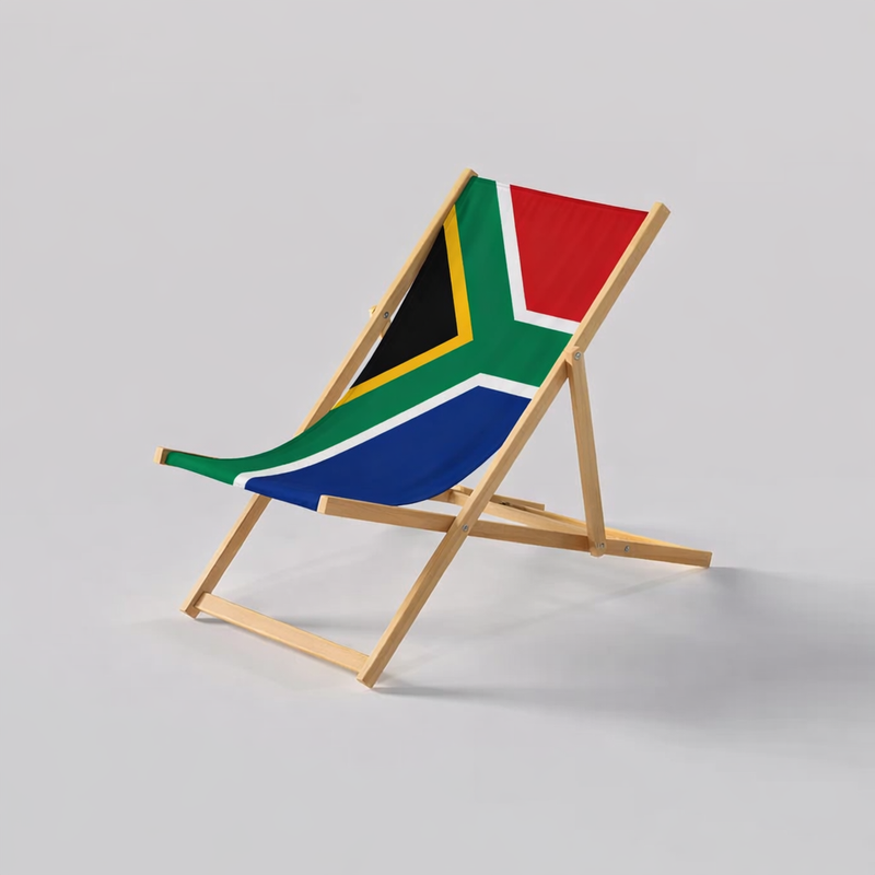 South Africa Flag Deckchair