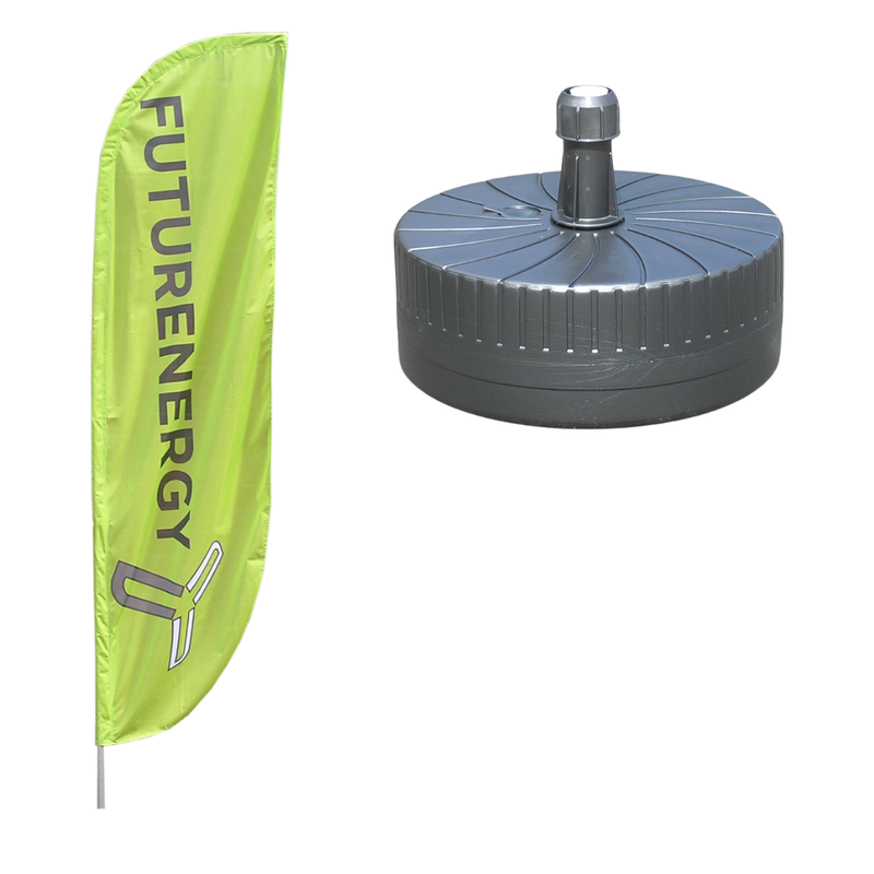 Small Feather Flag with 30 litre water fillable base