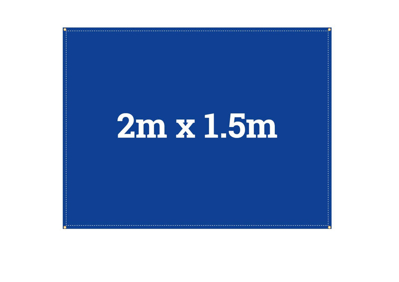 2m x 1.5m custom printed banner