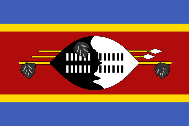Eswatini 1.52m x 0.91m (5ftx 3ft) Budget Display Flag