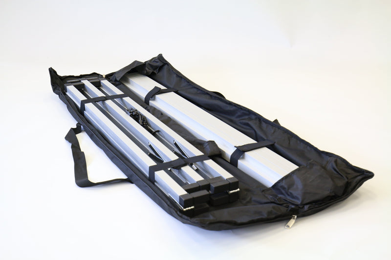 Aluminium banner frame with carry bag