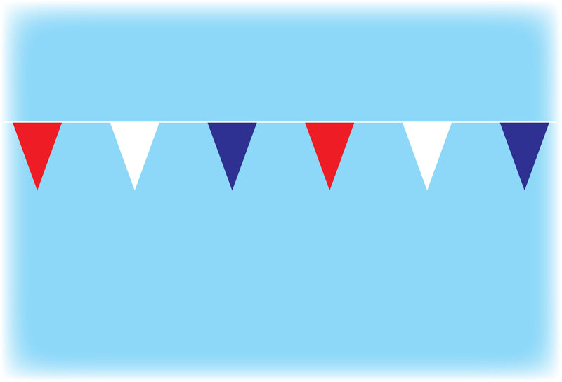 Red, White, Blue A3 PVC Bunting