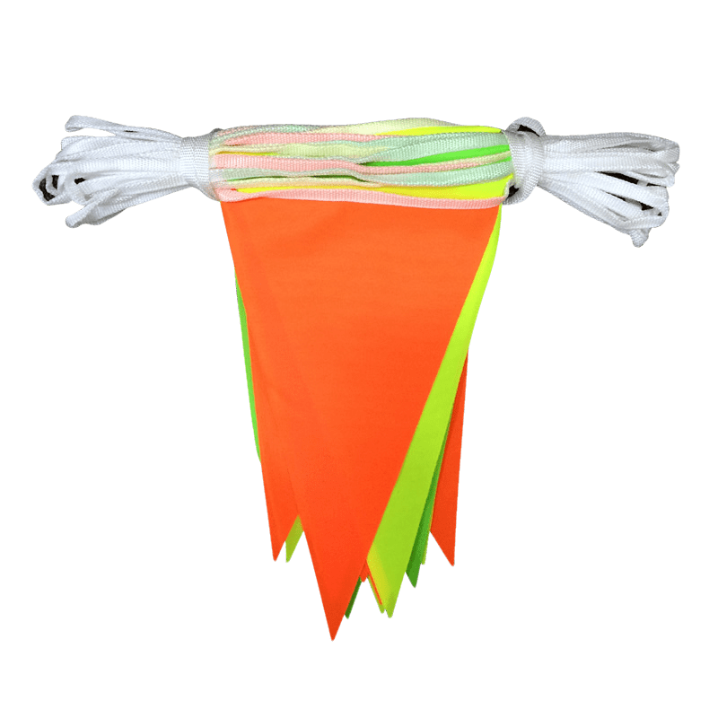 Multicoloured Hi-Vis Fabric Bunting