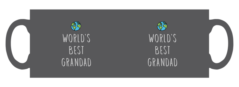 Worlds best Grandad personalised mug