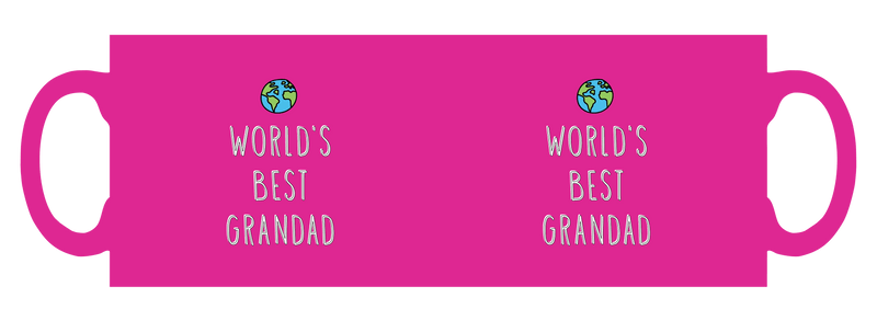Worlds best Grandad personalised mug