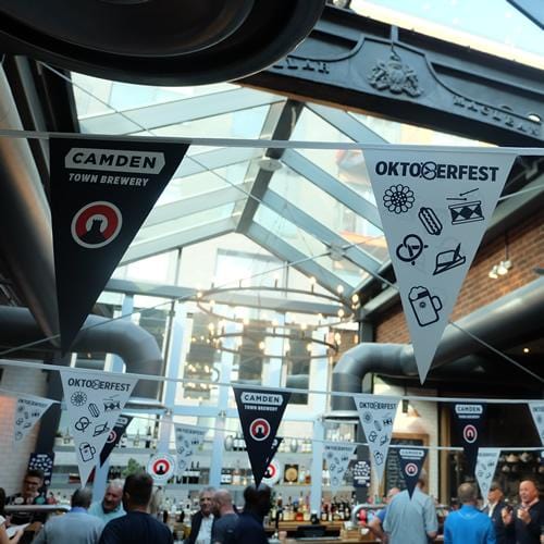 Custom made bunting for Breweries