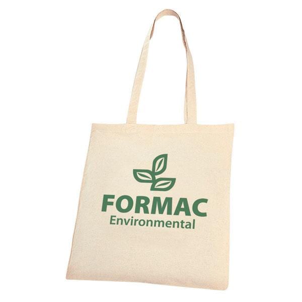 Cotton shopping bag with printed logo