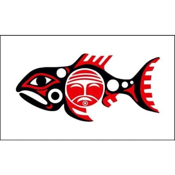 Chinook Indian Flag