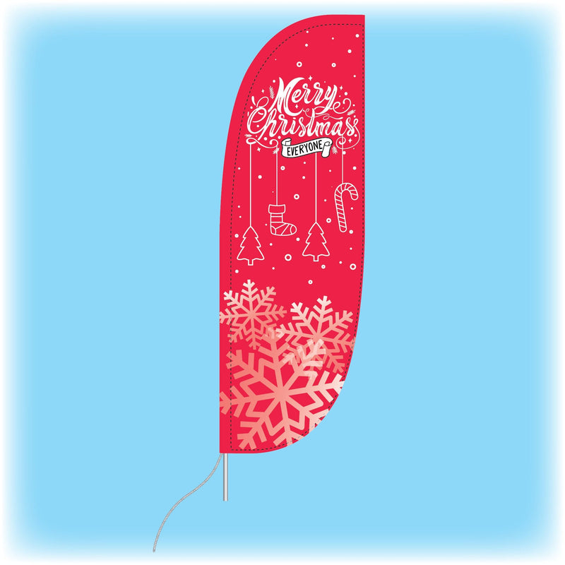 Christmas Market Feather Flags