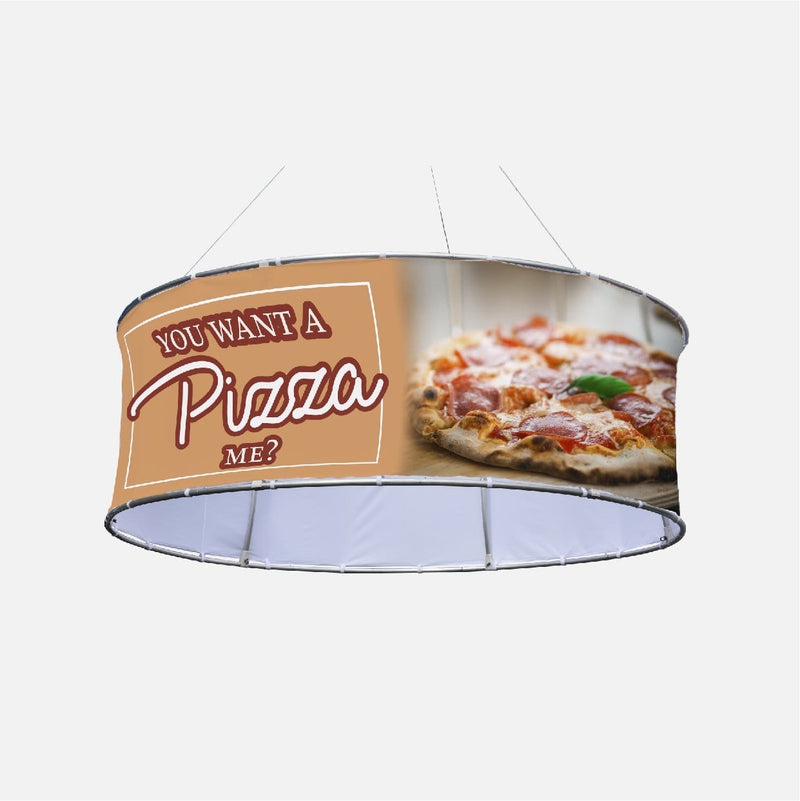 Circular Hanging Ceiling Display